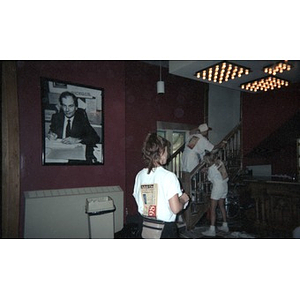 Volunteers at the Jorge Hernandez Cultural Center.