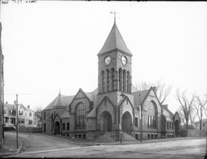 Exterior view of Baker Memorial Church, Dorchester, Mass.