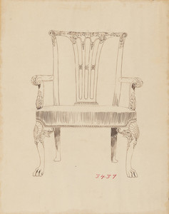 Chippendale-style Arm Chair