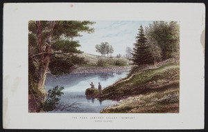 Pond, Lawton's Valley, Newport, Rhode Island, Thomas Nelson & Sons, London, England, 1870s