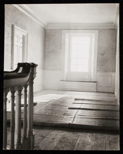 Interior view, Hamilton House, upper hall, South Berwick, Maine
