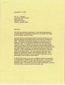 Letter from Mark H. McCormack to D. J. Keough