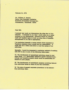 Letter from Mark H. McCormack to William B. Boscow