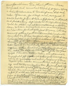 Letter from Benjamin Smith Lyman to Unidentified