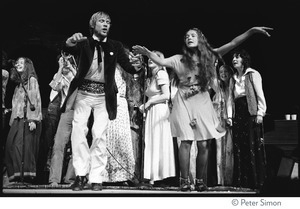 Fairfax Street Choir performing on last night of the Kohoutek Celebration of Consciousness: Lynnie Roth and Christopher Wear dancing
