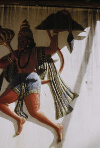 Decorative relief on a temple in Ranchi