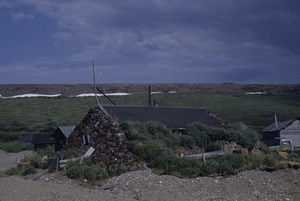 Eskimo sod house