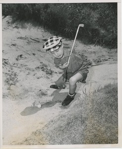 Billy Bruckner swinging a golf club