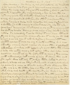 Letter from Erasmus Darwin Hudson to Martha Hudson
