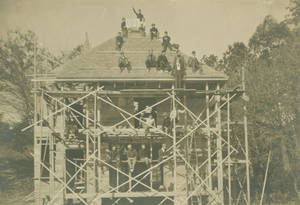 Gladden Boathouse Construction, 1901