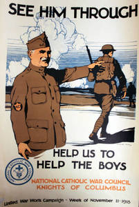 World War I Poster - See Him Through