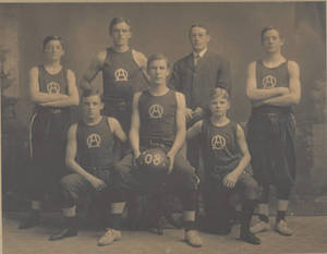 1907-1908 Oliver Ames High School Basketball Team