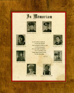 Plaque to fallen Springfield College Graduates in World War II