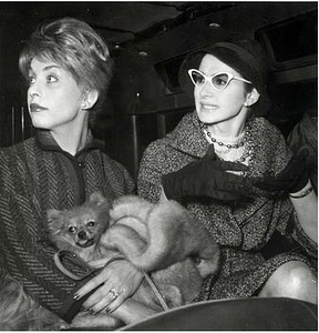 April Ashley and Kiki Moustic in Rome (1960)