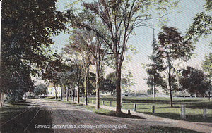 Postcard depicting Danvers Common - "Old Training Field"