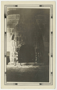 A fireplace in the Pueblo of the Seven Fires