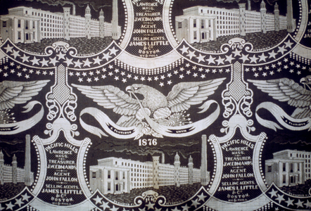 Commemorative textile fragment