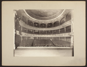 Interior view of Boston Museum theatre, Tremont Street