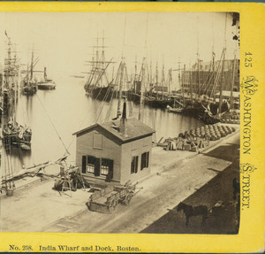 India Wharf and dock, Boston