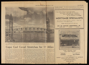 "Cape Cod Canal Stretches for 17 Miles," Cape Cod Standard-Times, May 17, 1966