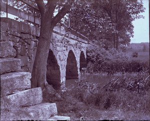 Exterior view of Paul's Bridge, Milton, Mass.