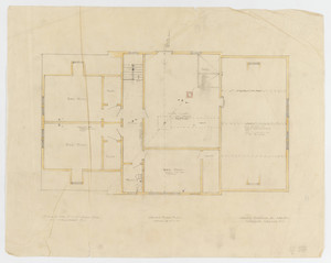 Stable second floor plan, 1/4 inch scale, residence of F. K. Sturgis, "Faxon Lodge", Newport, R.I.