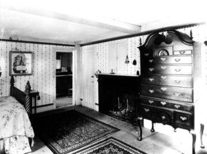 Sumner House, Main St., Shrewsbury, Mass., Bedroom.