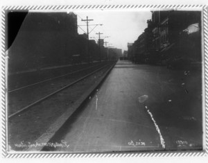 Huntington Ave. near Newton St., Boston, Mass., October 22, 1924
