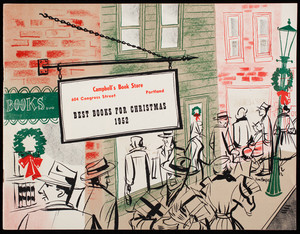 Best books for Christmas 1952, Campbell's Book Store, 604 Congress Street, Portland, Maine