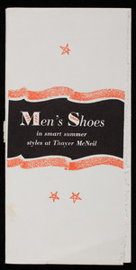 Men's shoes in smart summer styles, Thayer McNeil, 15 West Street, Boston, Mass.