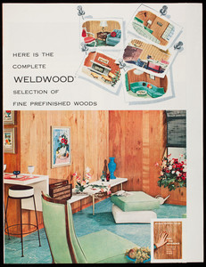 Here is the complete Weldwood selection of fine prefinished woods, United States Plywood Corporation, 55 West 44th Street, New York 36, New York