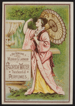 Trade card for Murray & Lanman's Florida Water, Lanman & Kemp, New York, New York, undated