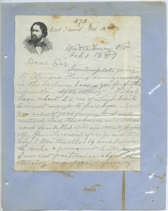 Letter from E. C. Roberts to Joseph Lyman