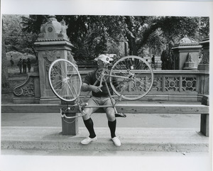 Bicyclist in Central Park