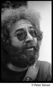 Jerry Garcia: portrait close-up