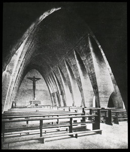 Modernist church interior