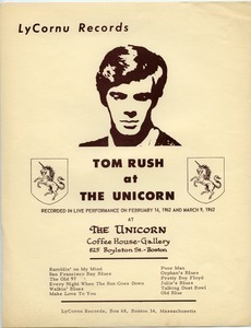 Tom Rush at the Unicorn
