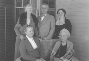 Hugh P. Baker with Olivia Rosetti Agresti, Richarde Sahla Baker, Charlotte B. Ware and M. Rinesky-Korsakoff