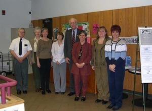 Congressman John W. Olver visiting the Bangs Community Center, Amherst, Mass.