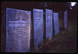 Andover (Mass.) gravestones: Richardson and family (d. 1844)