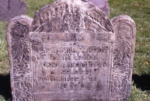 Granary Burying Ground (Boston, Mass) gravestone: Hills, John (d. 1690)