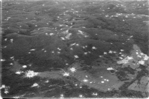 Quang Tri foothills after B-52 strikes.