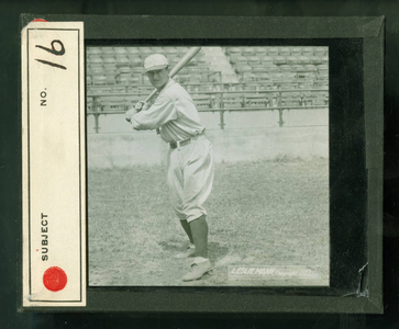 Leslie Mann Baseball Lantern Slide, No. 16