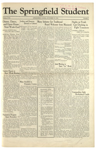 The Springfield Student (vol. 17, no. 02) October 15, 1926