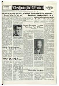 The Springfield Student (vol. 45, no. 23) April 11, 1958