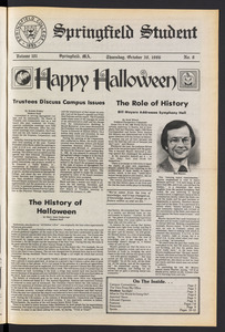 The Springfield Student (vol. 101, no. 8) Oct. 30, 1986
