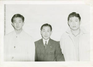 Fred Hoshiyama, Harry Kuwada and Henry Koizumi, c. 1944
