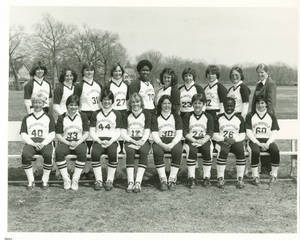Softball Team Photo at Springfield College, 1980