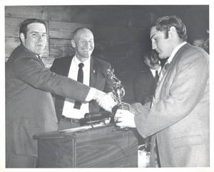 Dave Buddington, MVP, with Ted Dunn 1969