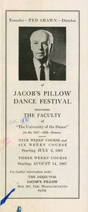 University of the Dance Brochure (1967)